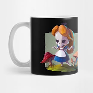 Cupcake Crossbones Alice Mug